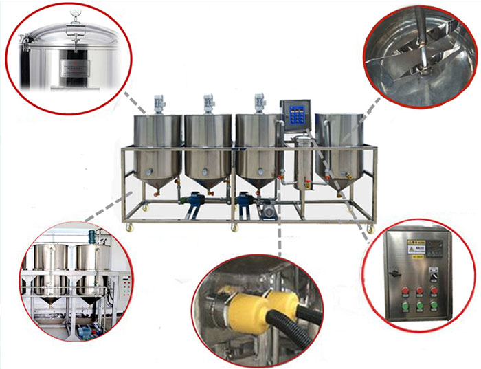 detailes of oil bleaching machine