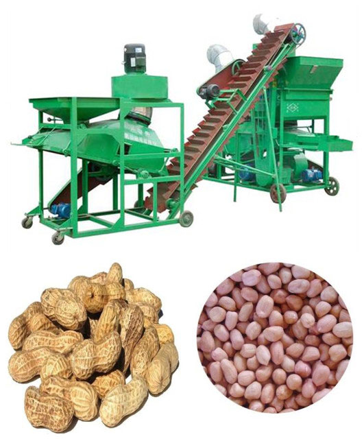 peanut shelling machine for removing husks of groundnut