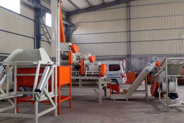 large scale palm kernel shelling separating line