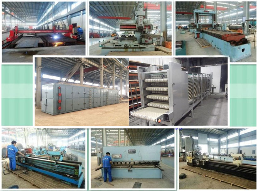 plate dryer manufacturing workshop in factory