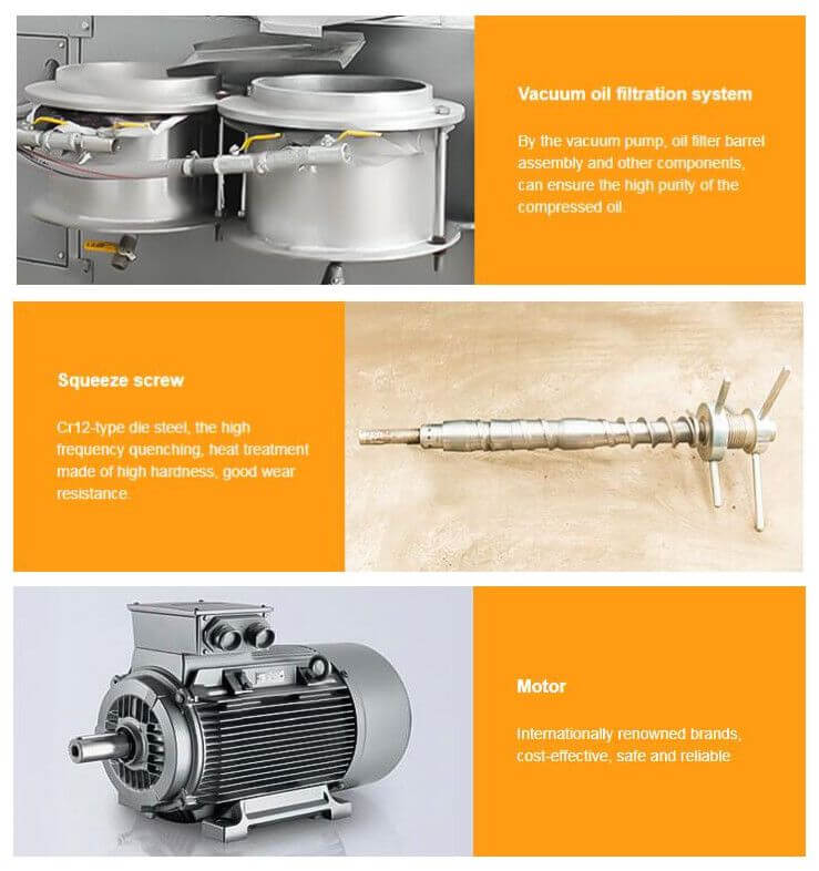 detailes of groundnut oil mill screw type