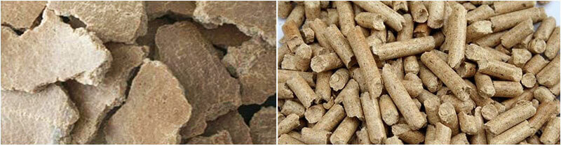 groundnut cakes and feed pellet made from them