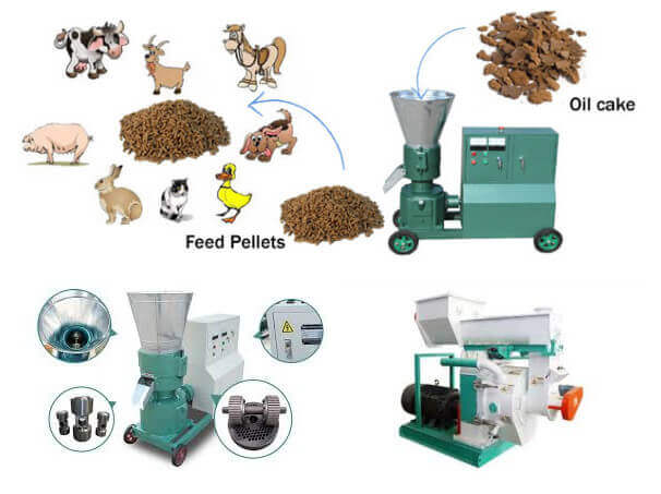 oilcakes pelletizing machines for making feed pellet from oilcakes