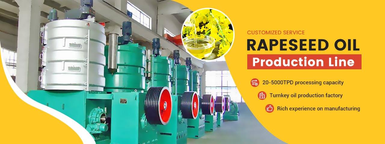 Canola Rapeseed Oil Production Line Canola Oil Mill Plant