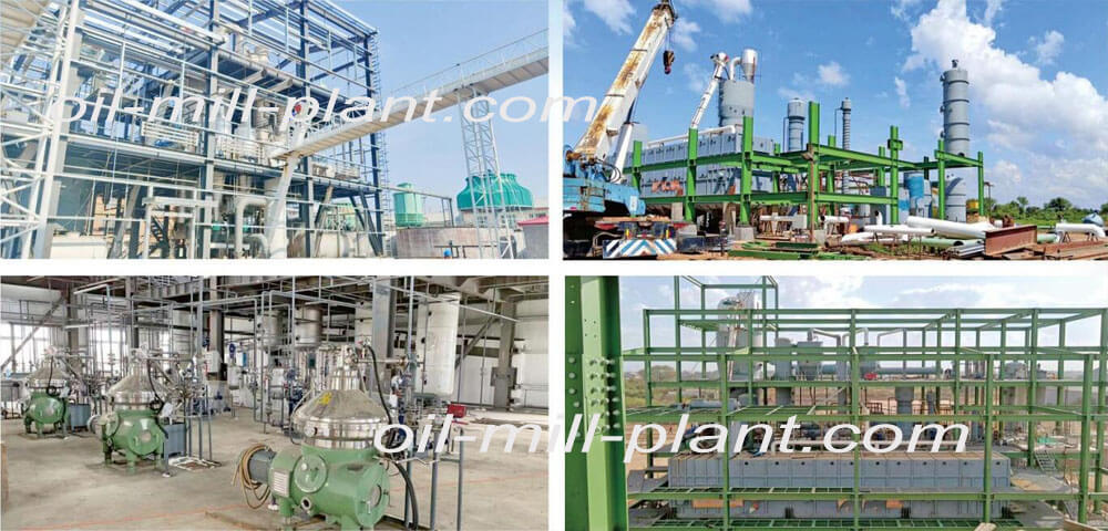 1000 t/d soybean pretreatment 1000 t/d solvent extraction 200t/d oil refining project in Bolivia